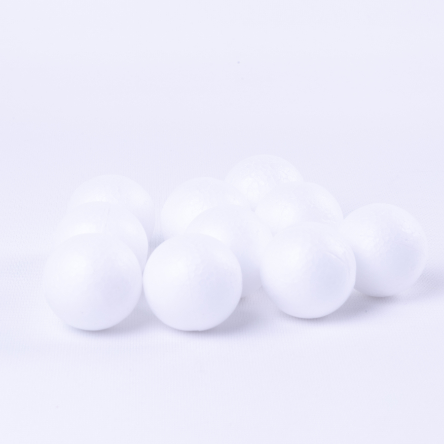 10 pcs foam ball set, medium size / 3 pcs - 1