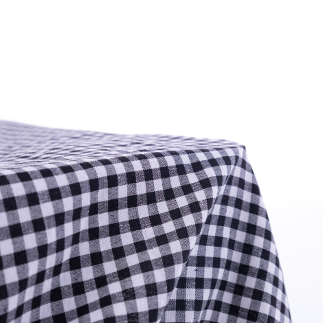 Zephyr fabric elasticated desk cover, 110x40 cm / Black - 3
