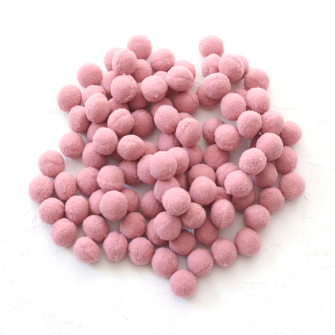 Plush pompom, 2.2 cm / 20 pcs / Powder - Bimotif