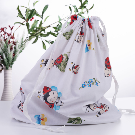 100% cotton baby duvet cover set, 100x150 cm / Ladybug - 4