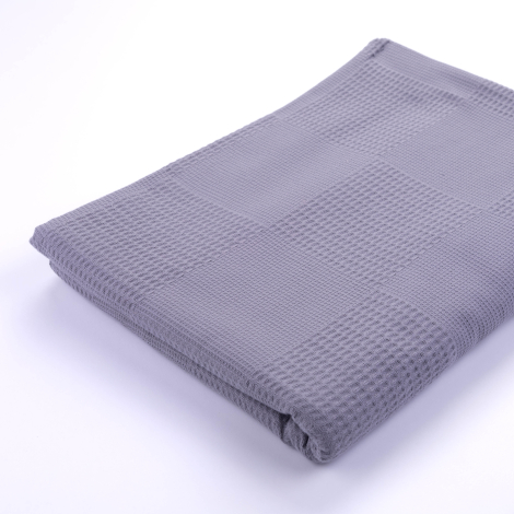 Single pique blanket, 170x240 cm / Anthracite Grey - Bimotif