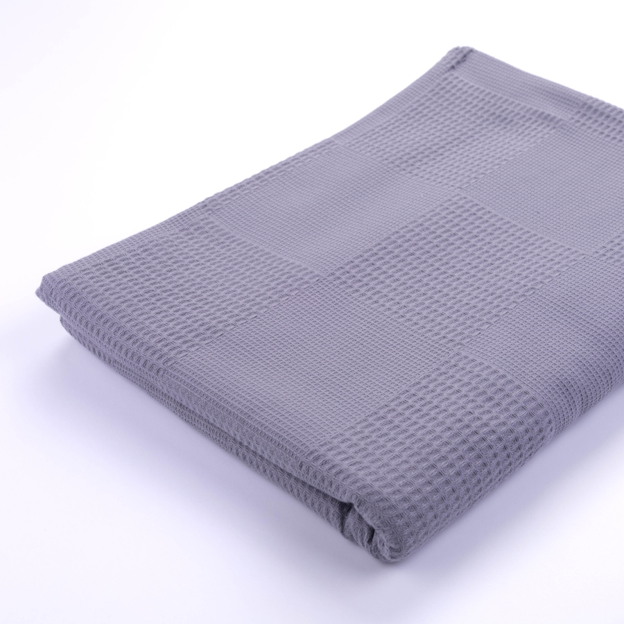 Single pique blanket, 170x240 cm / Anthracite Grey - 1