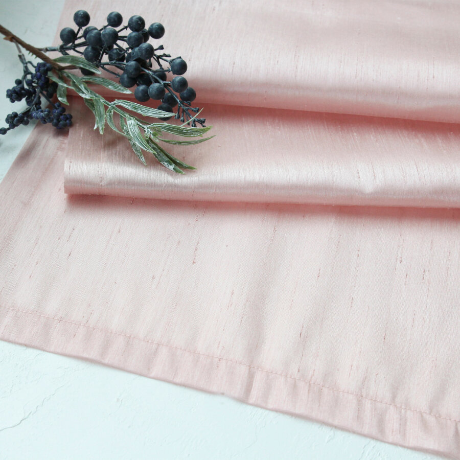 Pudra - Somon dertsiz osmanlı ipeği masa örtüsü / 95x95 cm - 2