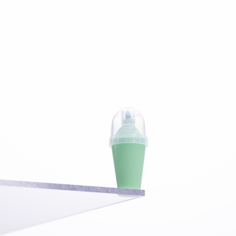 PVC kutulu fosforlu kalem, Yeşil / 1 adet - Bimotif
