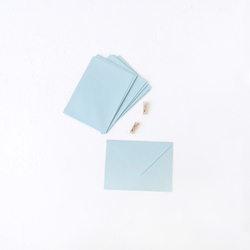 Açık mavi standart zarf, 13x18 cm / 10 adet - Bimotif