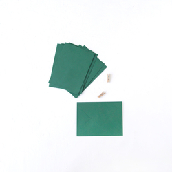 Koyu yeşil standart zarf, 13x18 cm / 10 adet - Bimotif