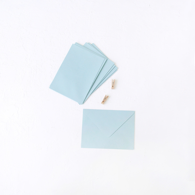 Açık mavi standart zarf, 13x18 cm / 50 adet - 1