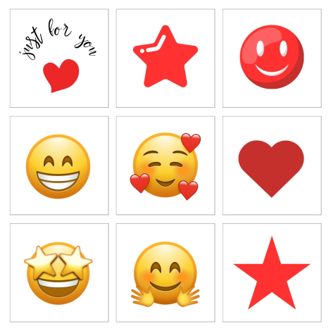 Karışık sticker, 1 adet - Bimotif