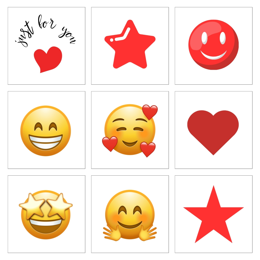 Karışık sticker, 1 adet - 1