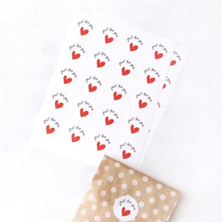 Sticker, just for you, 3.2 cm / 20 Adet (1 sayfa) - Bimotif