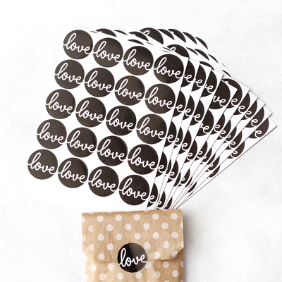 Sticker, love, 3.2 cm / 10 sayfa - 1