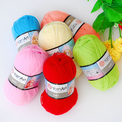 YarnArt Baby, summer / 13854 / Bezelye Yeşili - 5