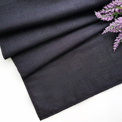 Zarif ve şık simli siyah runner (45x155 cm) - 1