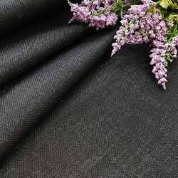 Zarif ve şık simli siyah runner (45x155 cm) - 3